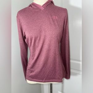 The North Face long sleeve flash dry shirt with hood.